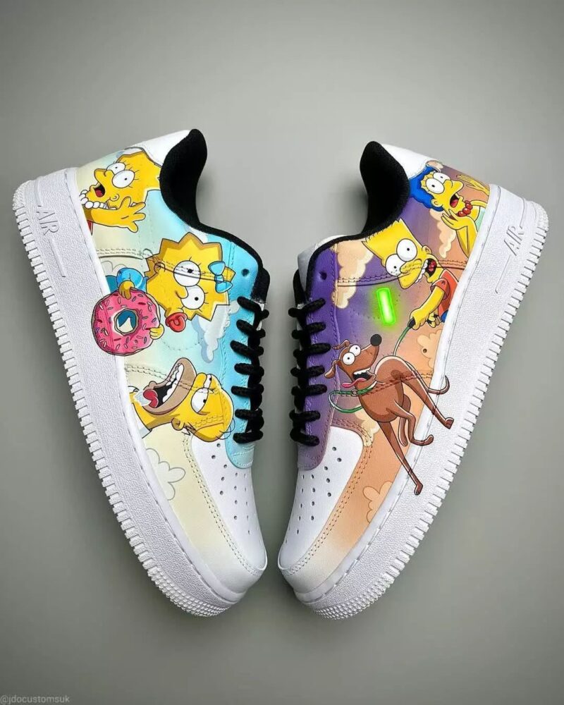 The Simpsons Air Force 1 Custom