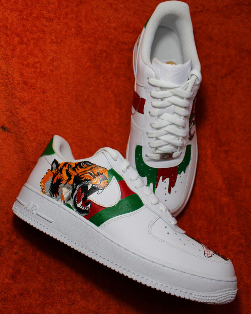 Tigre x Serpente Air Force 1 Custom