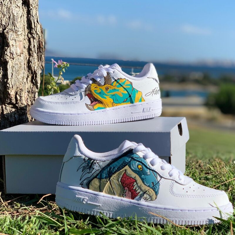 Triceratops x T-Rex Air Force 1 Custom