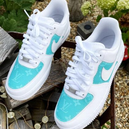 Turquoise Air Force 1 Custom