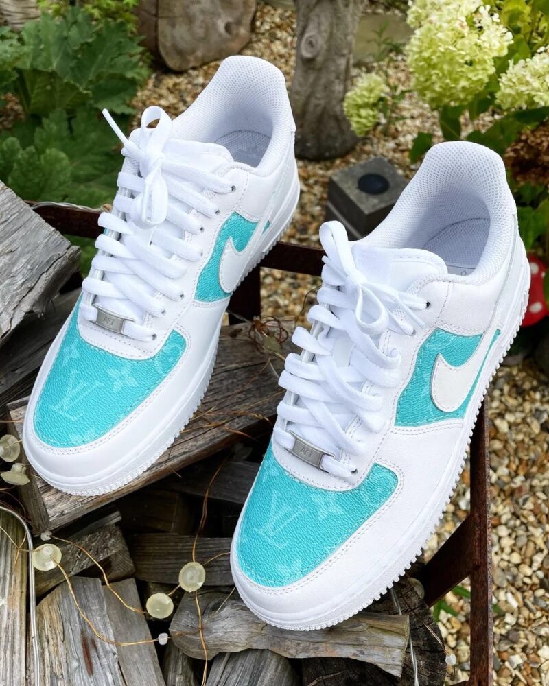 Turquoise Air Force 1 Custom