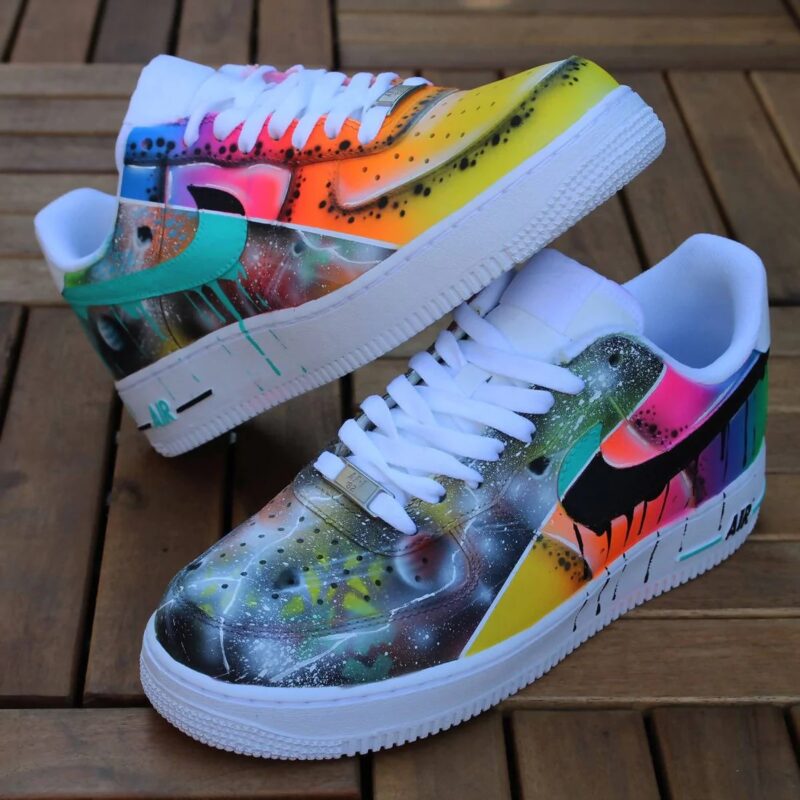 Universe and Neon Flash Air Force 1 Custom