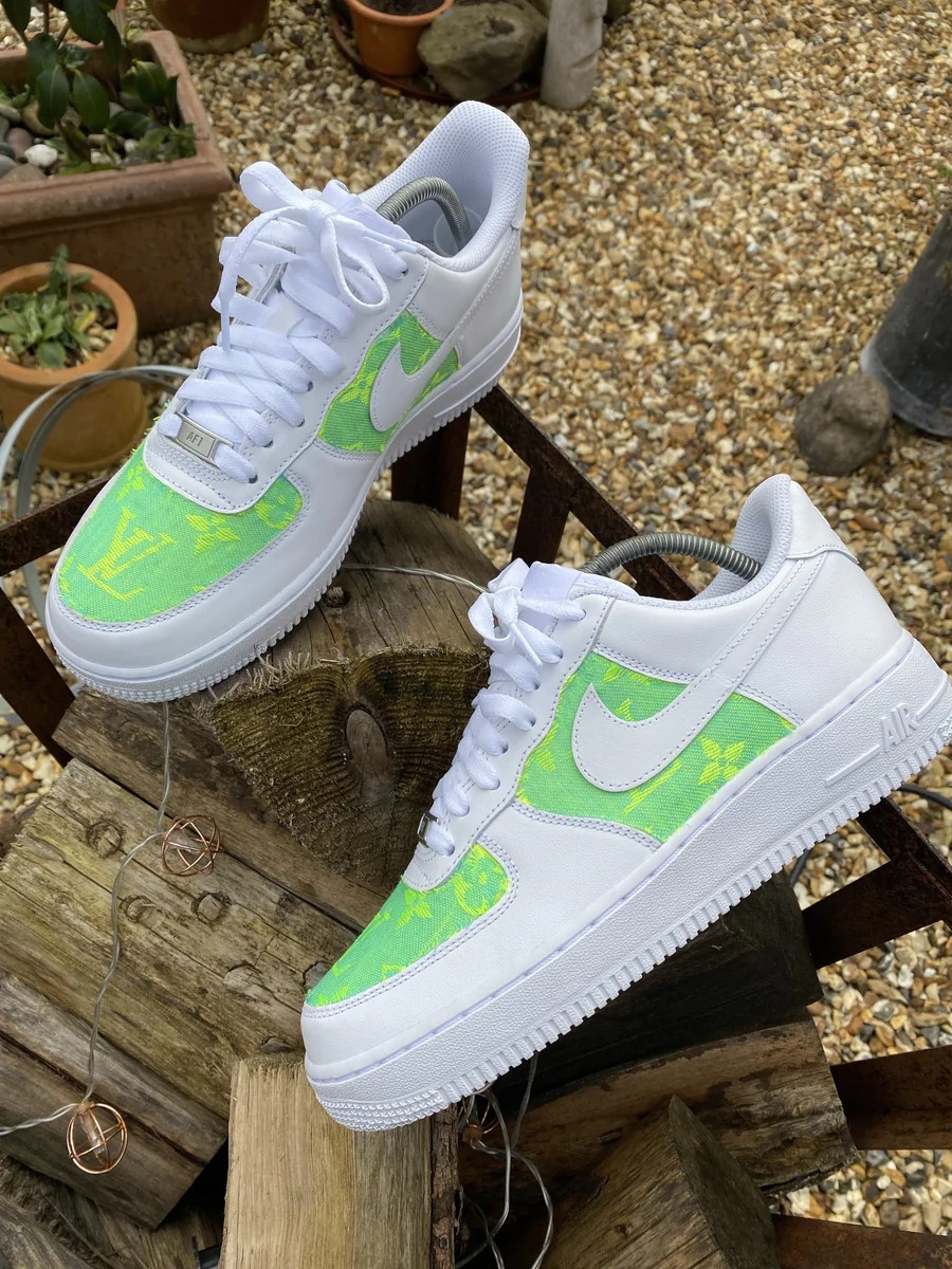 Yellow Air Force 1 Custom - Daniel Customs