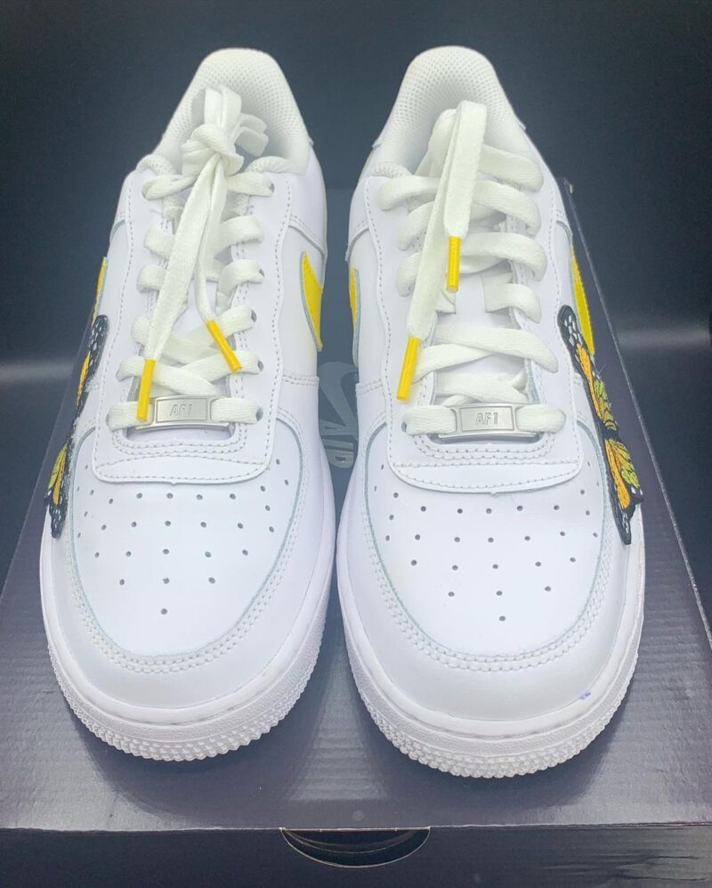 Yellow Butterfly Air Force 1 Custom