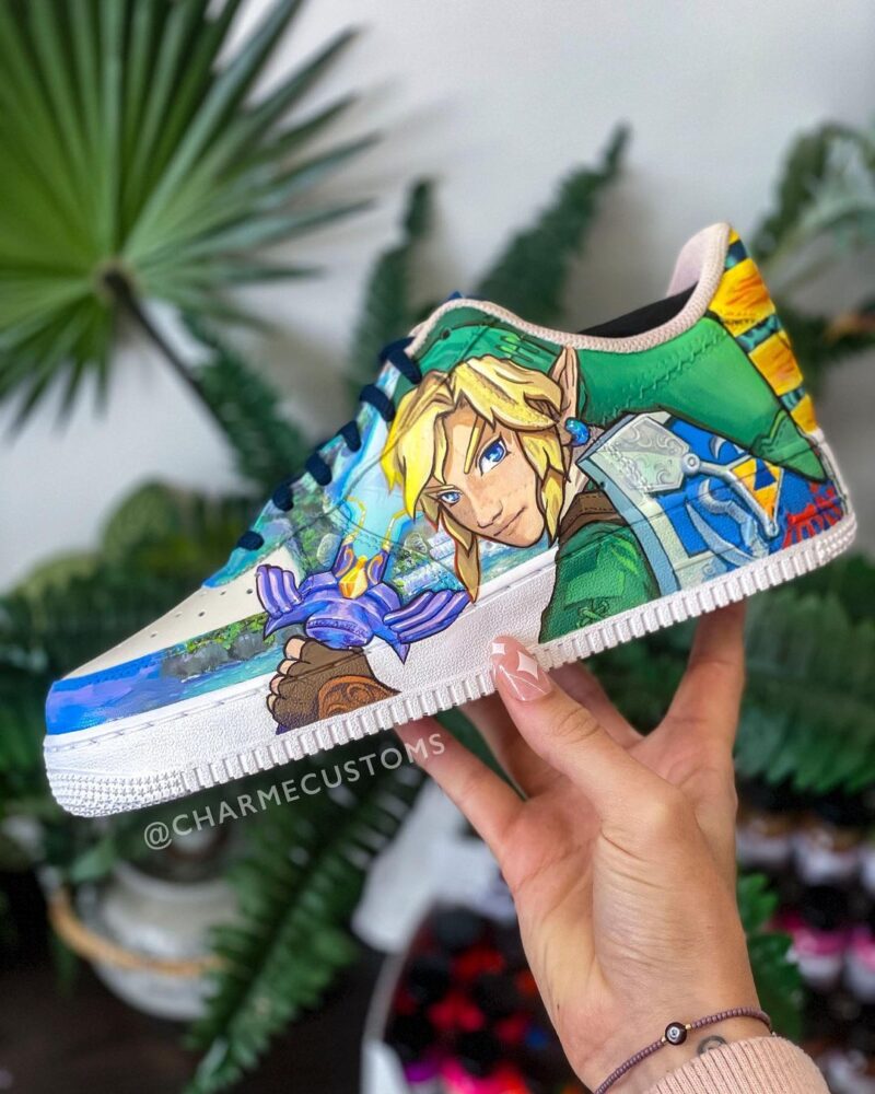 Zelda and Link Air Force 1 Custom