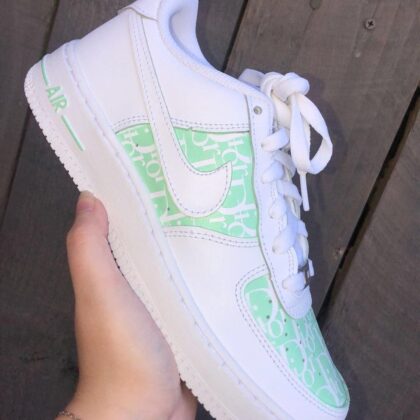 Mint Dior Air Force 1 Custom