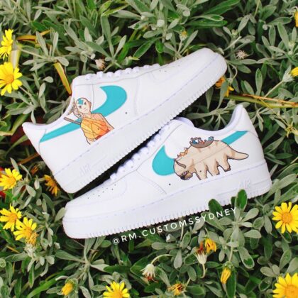 Avatar the Last Airbender - Aang and Appa Air Force 1 Custom