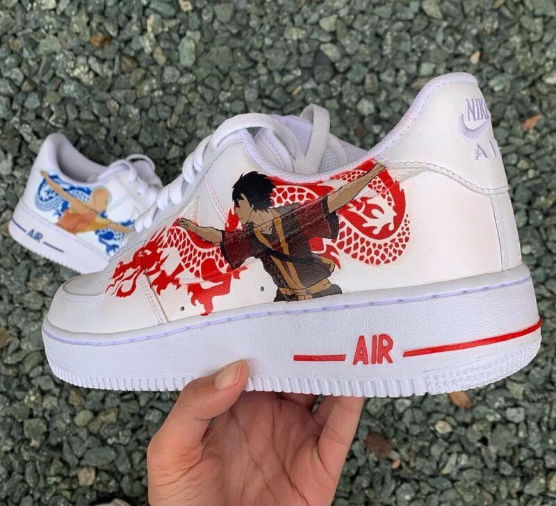 Avatar the Last Airbender - Aang and Zuko Air Force 1 Custom