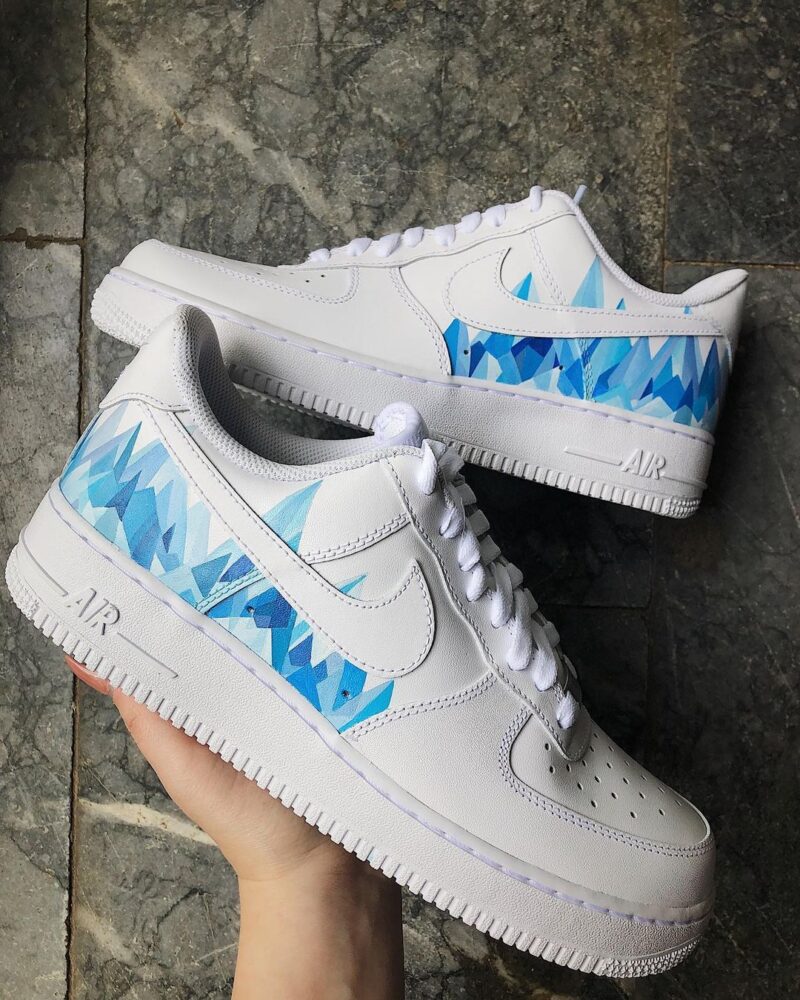Abstract Mountains Air Force 1 Custom