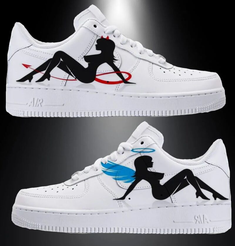 Angel and Devil Air Force 1 Custom