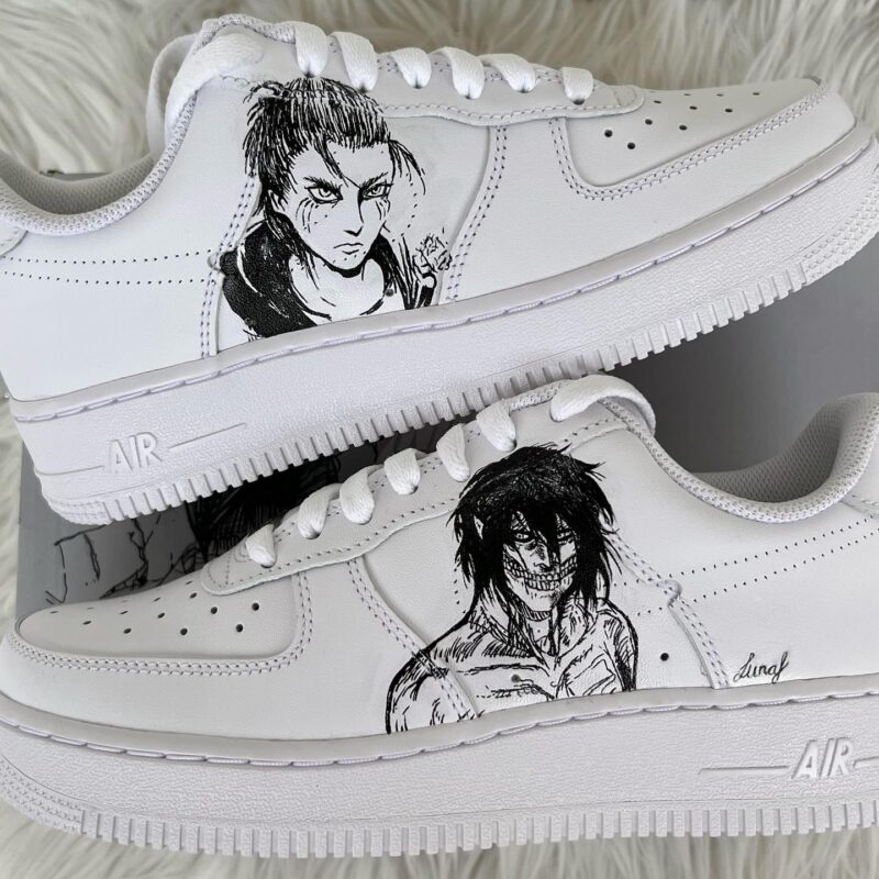 Attack on Titan - Eren Air Force 1 Custom