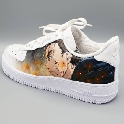 Attack on Titan - Eren x Levi Air Force 1 Custom