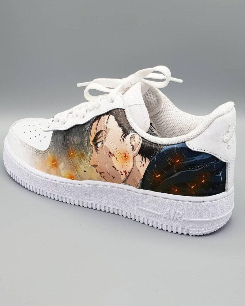 Attack on Titan - Eren x Levi Air Force 1 Custom