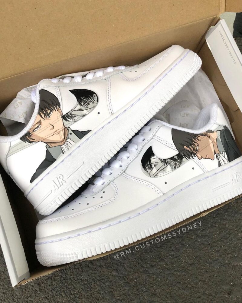 Attack on Titan - Levi Air Force 1 Custom