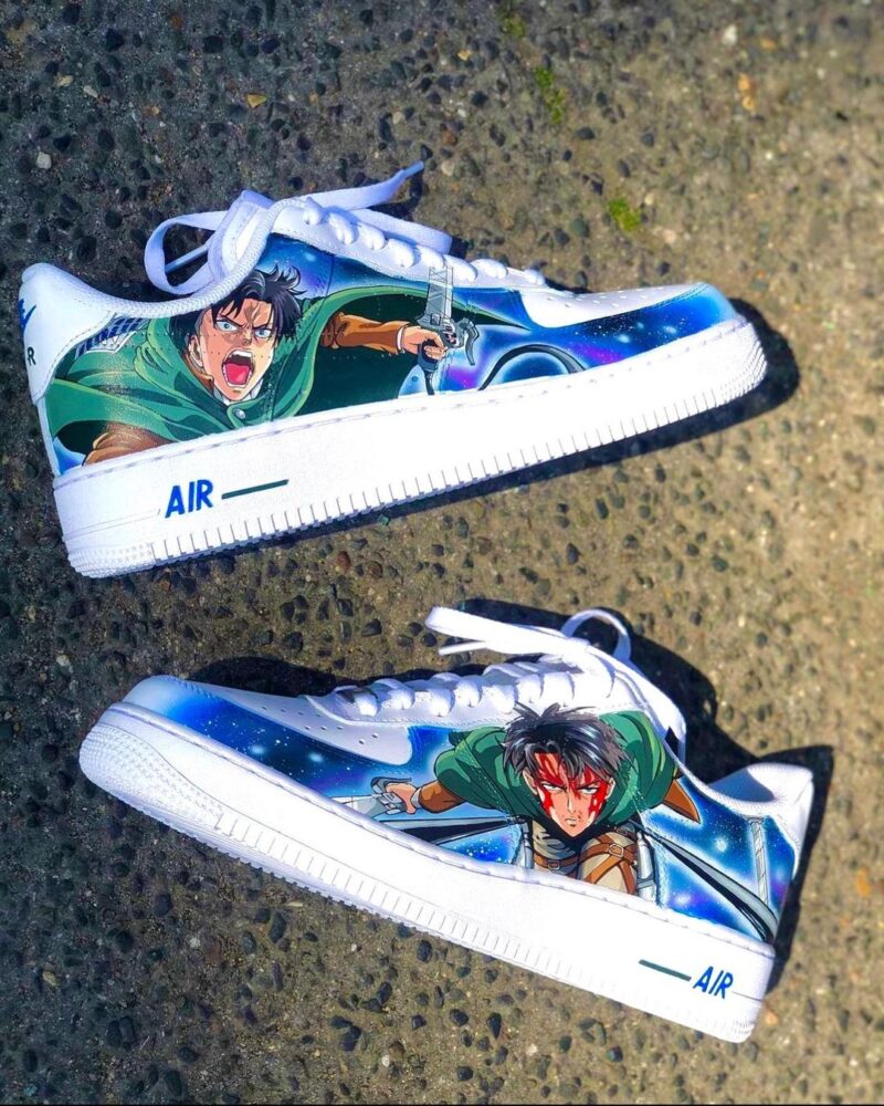 Attack on Titan - Levi Air Force 1 Custom