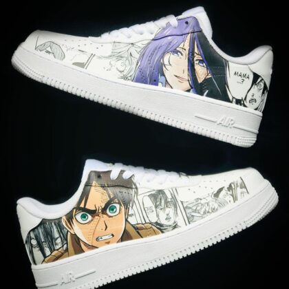 Attack on Titan x The Promised Neverland Air Force 1 Custom