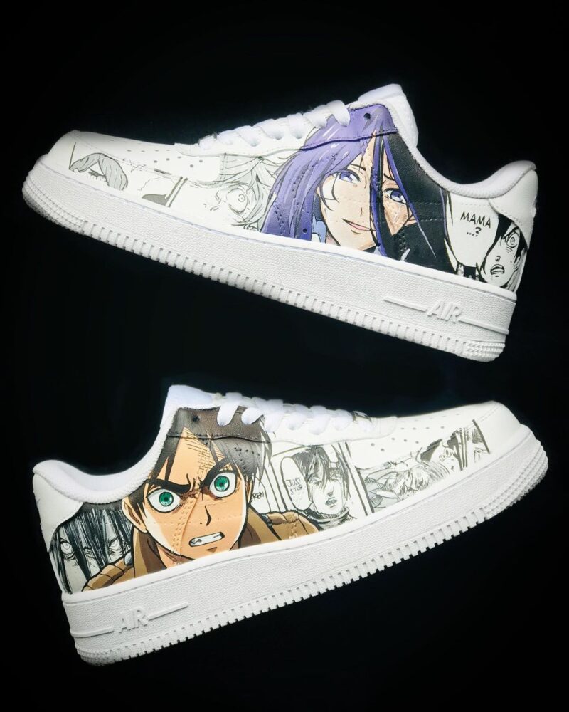 Attack on Titan x The Promised Neverland Air Force 1 Custom