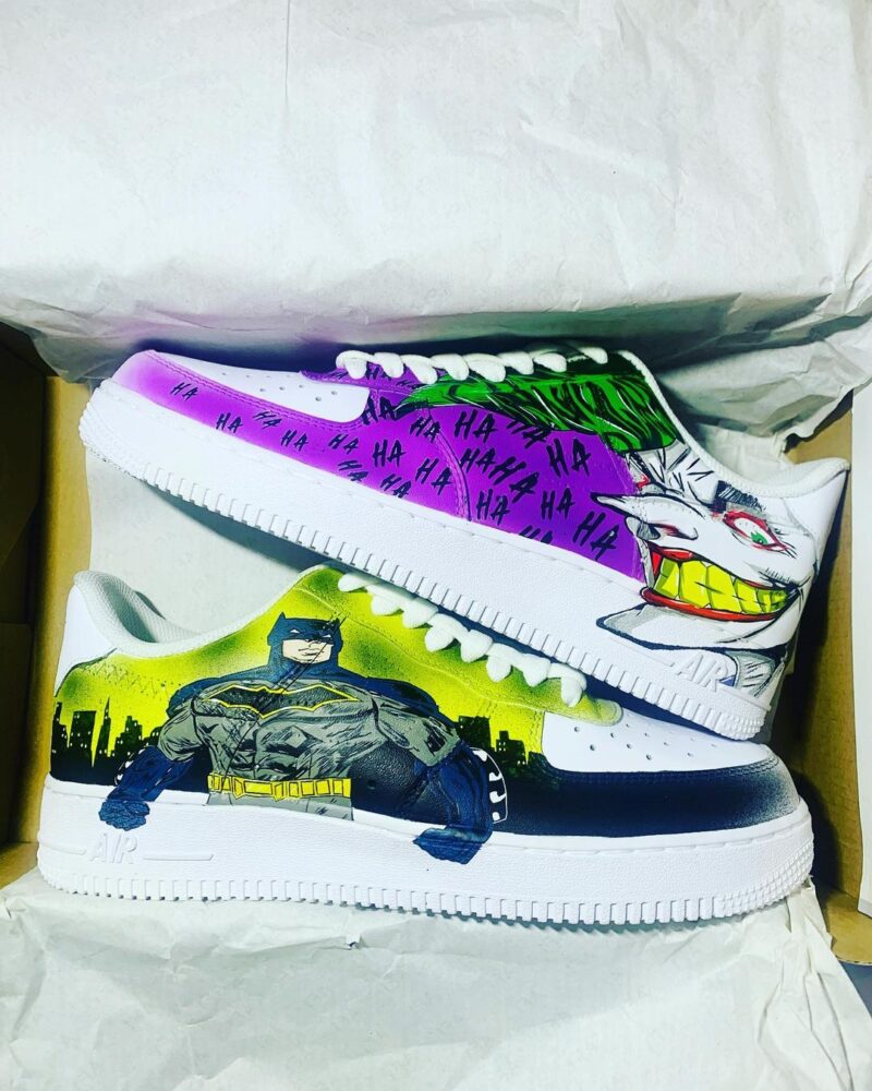 Batman x Joker Air Force 1 Custom