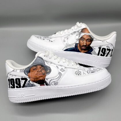 Biggie x Tupac Air Force 1 Custom