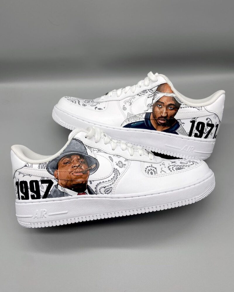 Biggie x Tupac Air Force 1 Custom