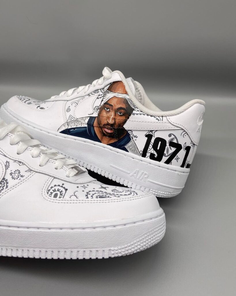 custom air force 1 2pac