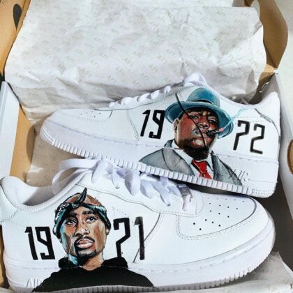 Biggie x Tupac Air Force 1 Custom