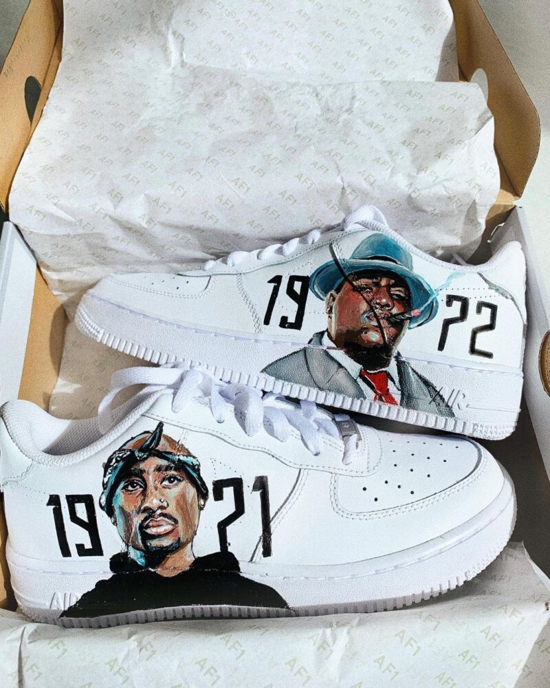 Biggie x Tupac Air Force 1 Custom