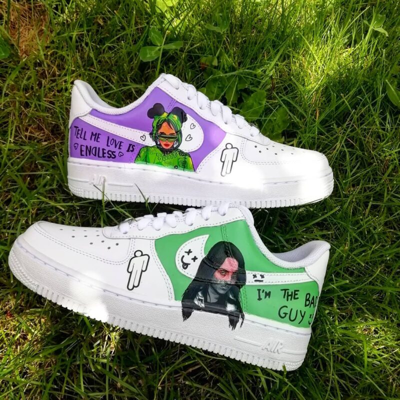 Billie Eilish Air Force 1 Custom