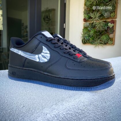 Black Air Force 1 Custom