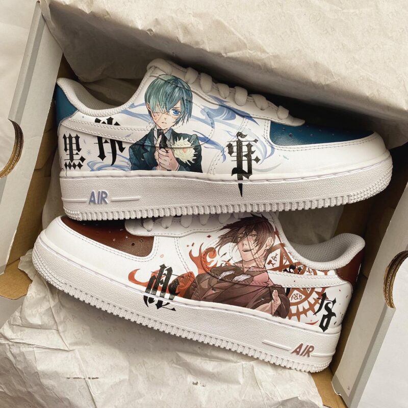 Black Butler - Ciel x Sebastian Air Force 1 Custom