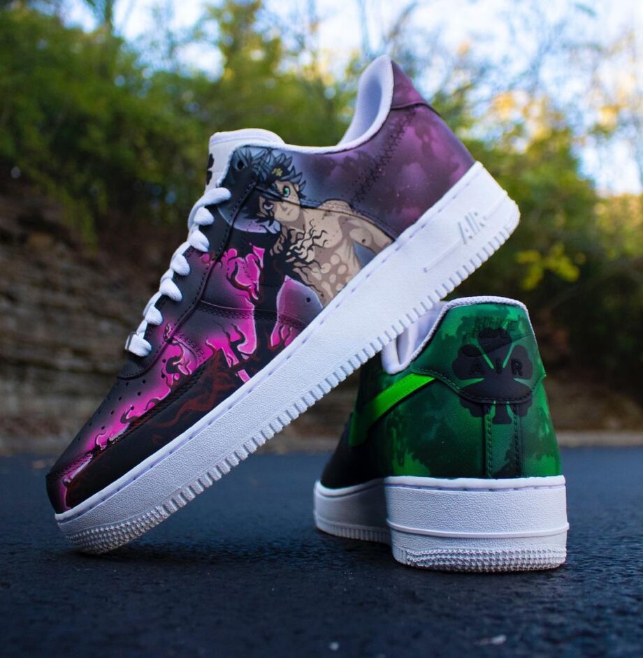 Black Clover Air Force 1 Custom - Daniel Customs