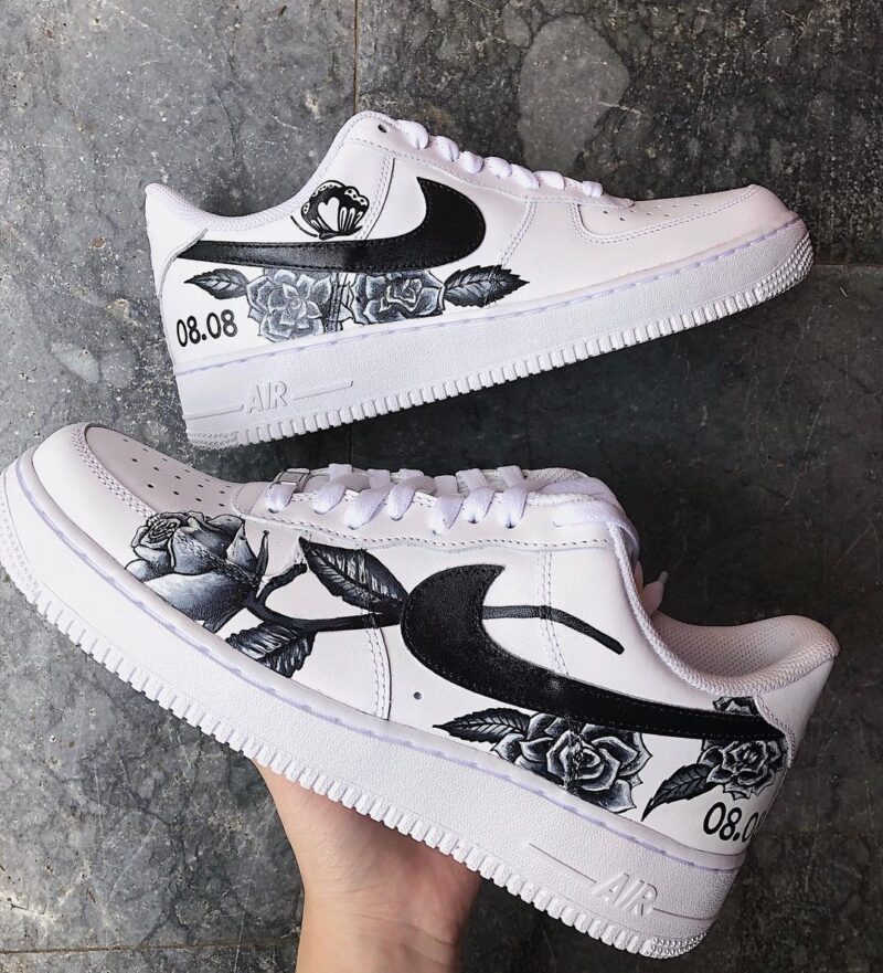 Black Rose Air Force 1 Custom