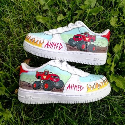 Blaze x Monster machines Air Force 1 Custom