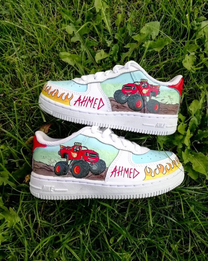 Blaze x Monster machines Air Force 1 Custom