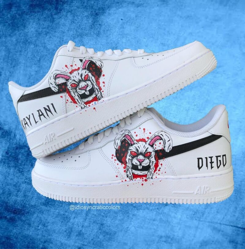 Blood Rabbit Air Force 1 Custom