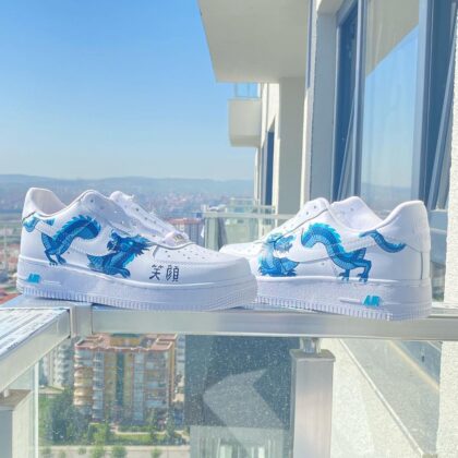 Blue Dragon Air Force 1 Custom