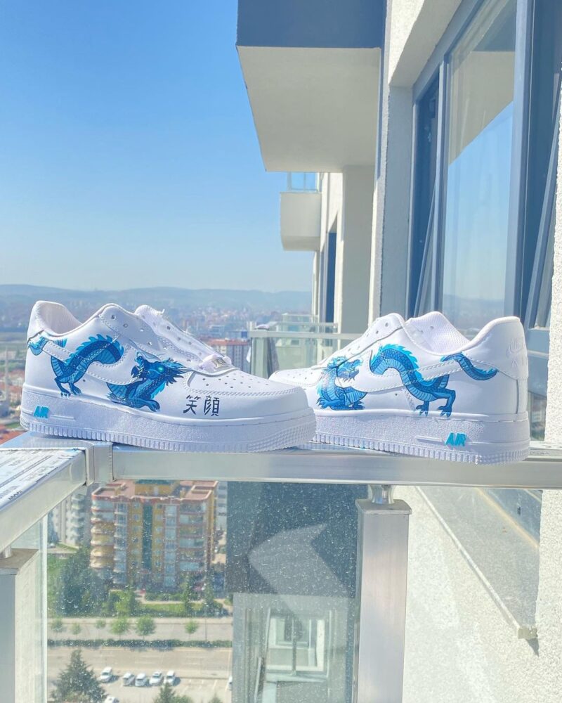 Blue Dragon Air Force 1 Custom