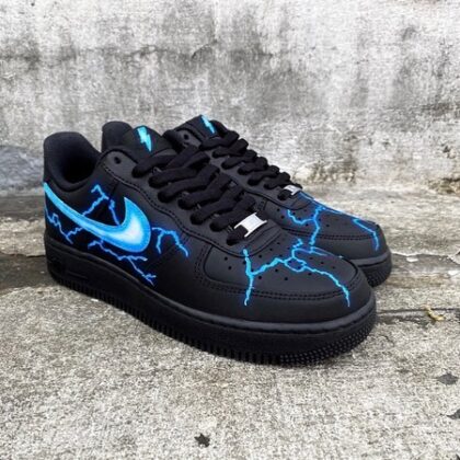 Blue Lightning Air Force 1 Custom