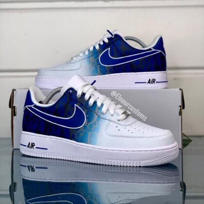 Blueberry Dior Air Force 1 Custom