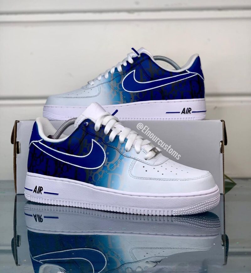 Blueberry Dior Air Force 1 Custom