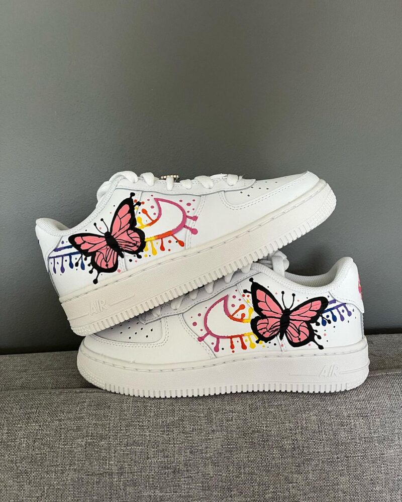 Butterfly Drip Air Force 1 Custom