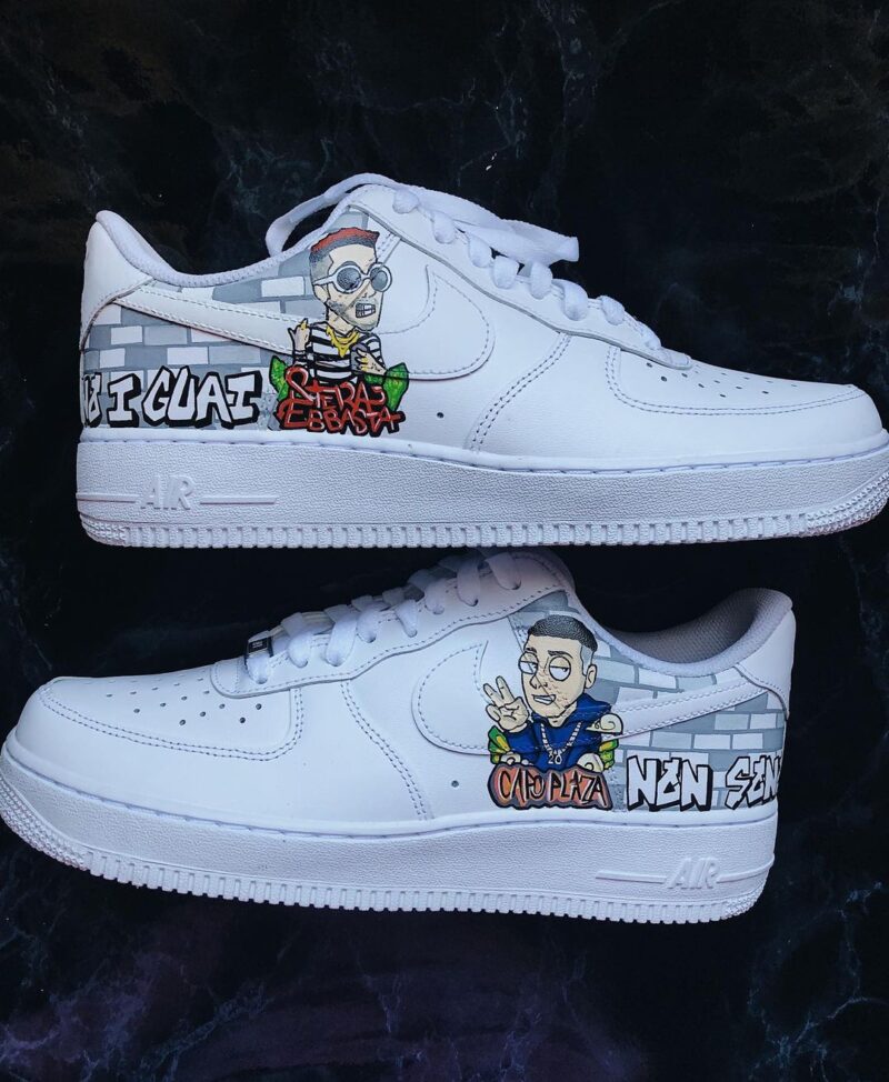 Capo Plaza x Sfera Ebbasta Air Force 1 Custom