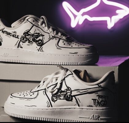 Cartoon Air Force 1 Custom