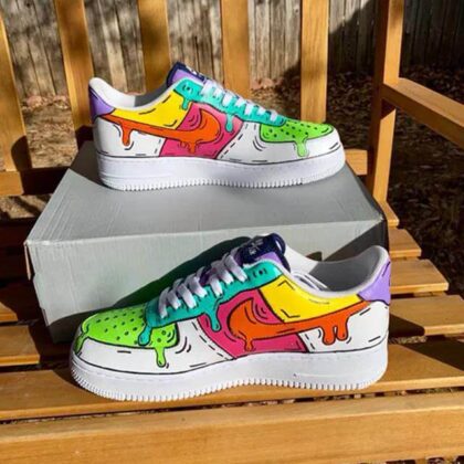 Cartoon Drip Air Force 1 Custom