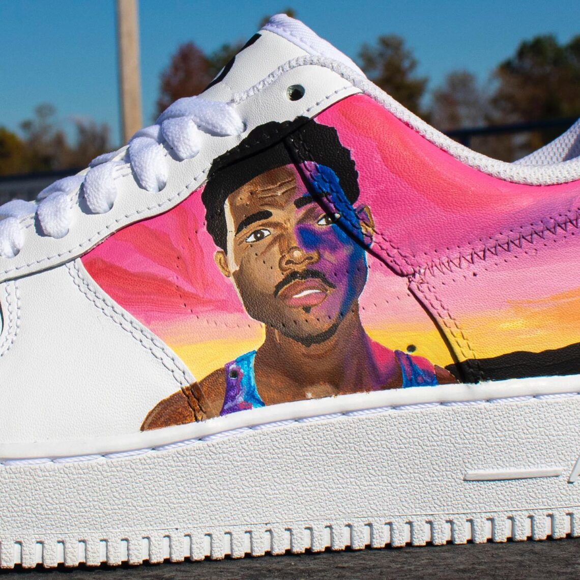 custom rapper air force 1