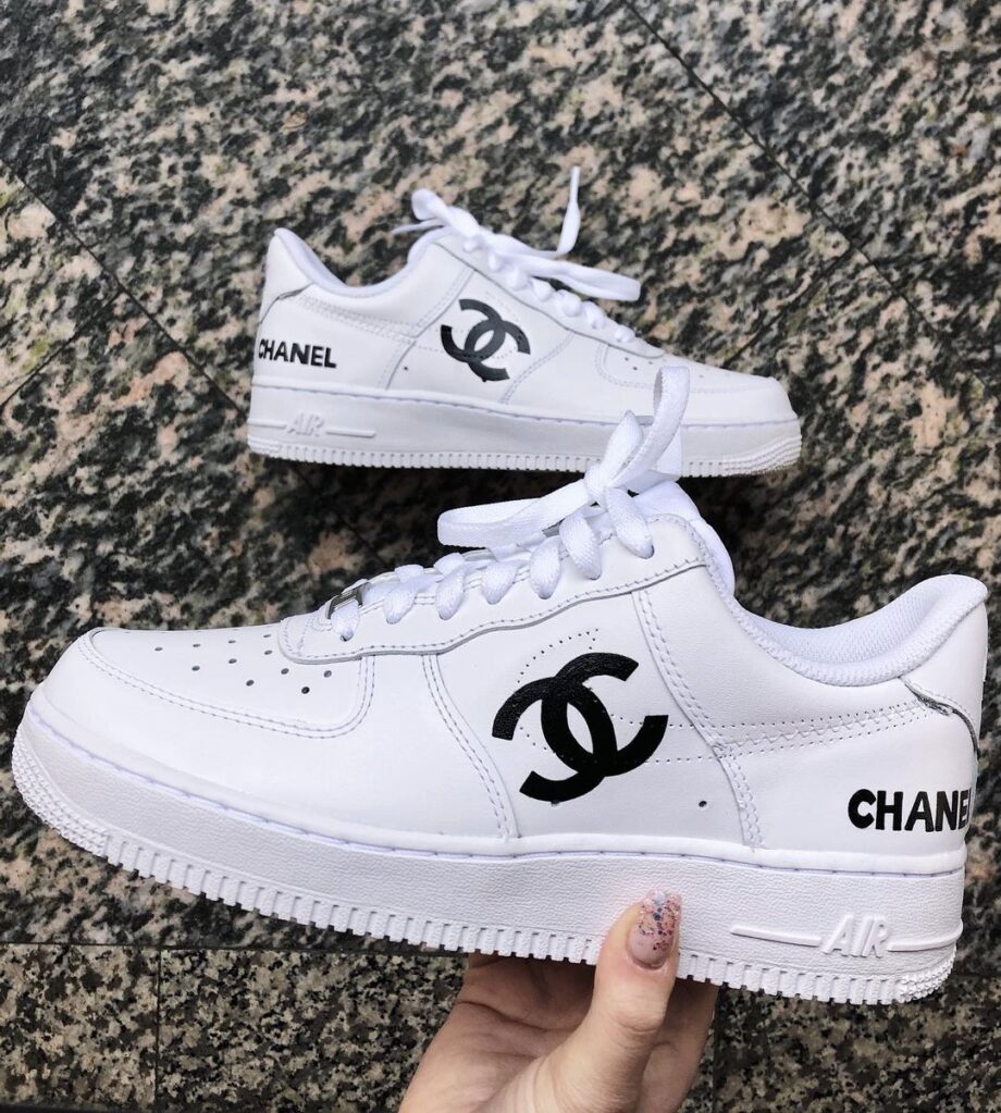 Chanel Air Force 1 Custom - Daniel Customs