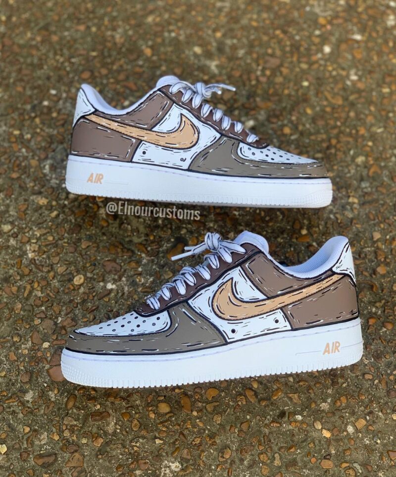 Cold Brew Cartoon Air Force 1 Custom