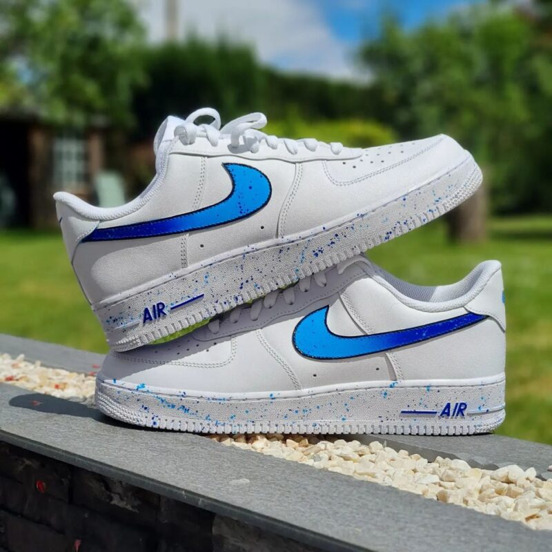 Color Blue Air Force 1 Custom