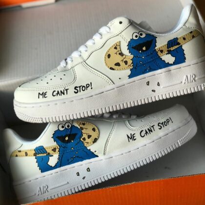 Cookie Monster Air Force 1 Custom