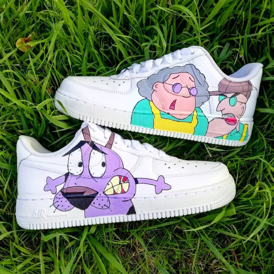 Courage the Cowardly Dog Air Force 1 Custom Daniel Customs